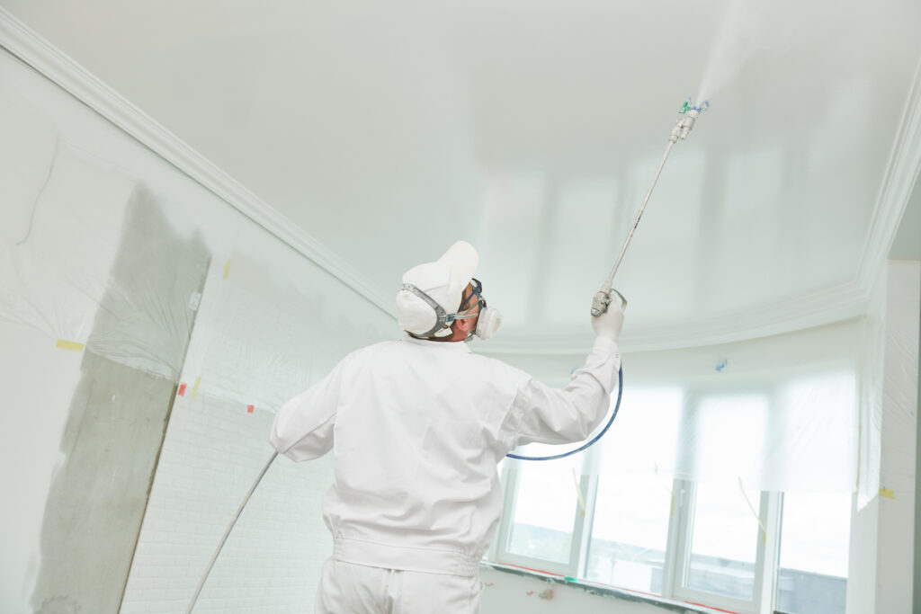 how to prep a room for painting with a sprayer