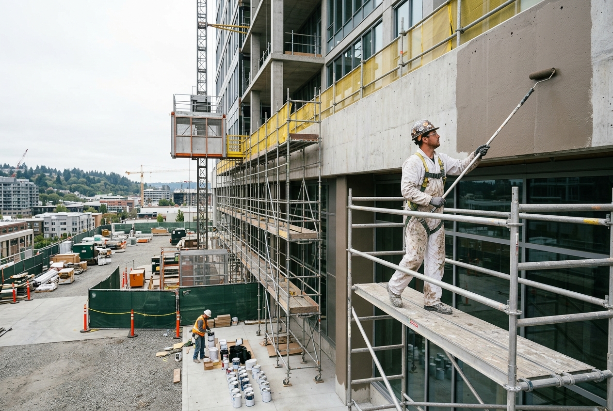 is commercial painting more expensive than residential 1